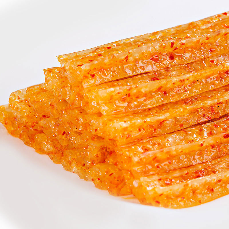 Chinese Snacks WeiLong Latiao 80After Snacks Spiciness 卫龙大面筋 面筋辣条辣片 65g*10 bags