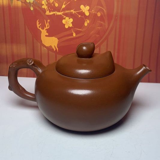 Vintage Chinese Yixing Purple Clay Teapot Zisha Ceremony Exquisite Teaware Rare