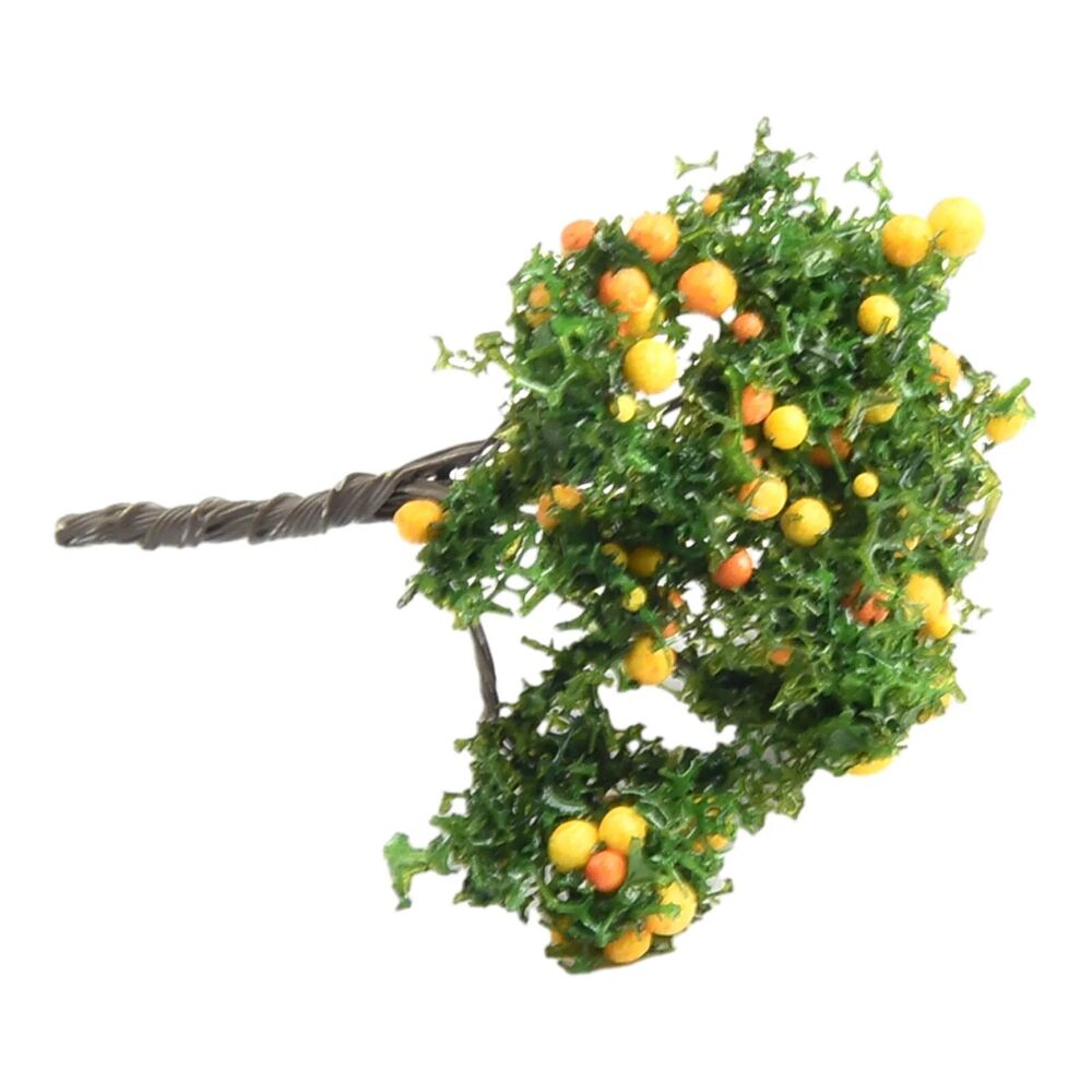 Mini Model Trees 20Pcs Train Railroad Micro Landscaping Layout Diorama Decor 7cm
