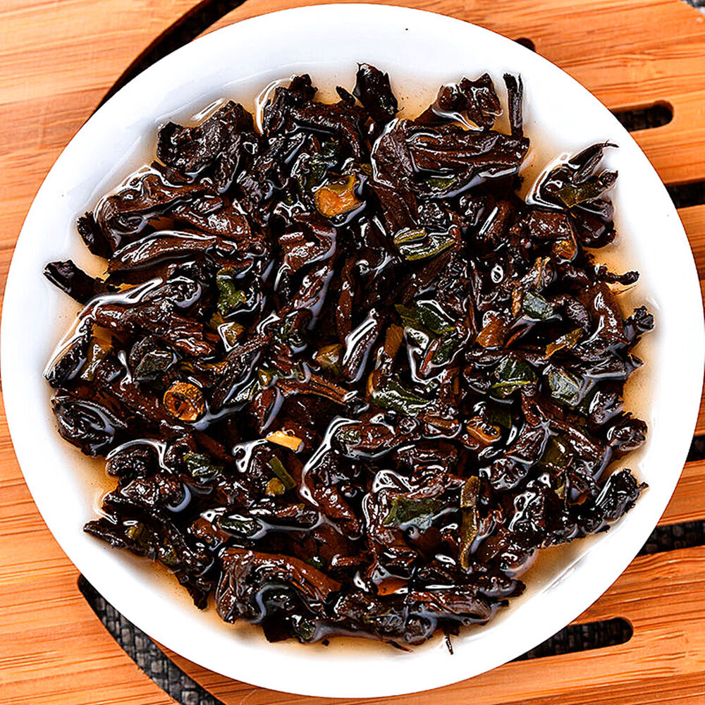 Mini Tea Cake Pu-Erh Ripe Tuocha Golden Bag Pu'er Black Tea Health 200g-