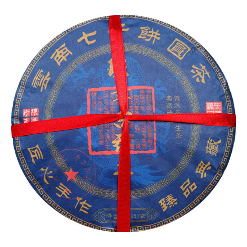 Yunnan Banzhang Ancient Qiao Mu Round Artisan Handcrafted Pu'er Tea 357g/12.59oz