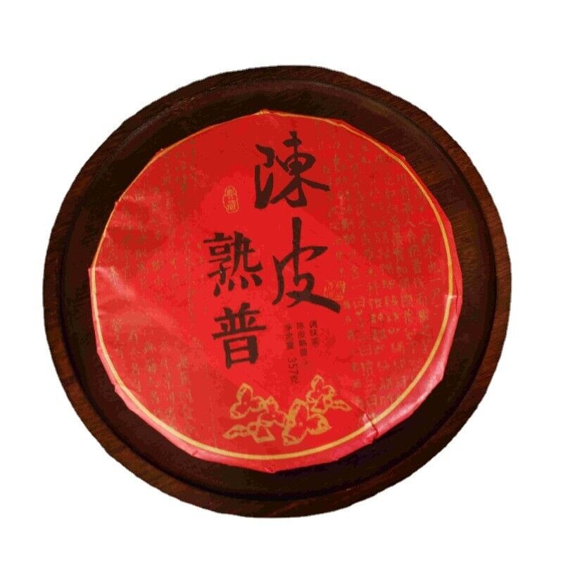 Chenpi Ripe Pu'er Tea Orange Pi Ripe Puer Tea Puerh Tea Ripe Tea Cake 357g