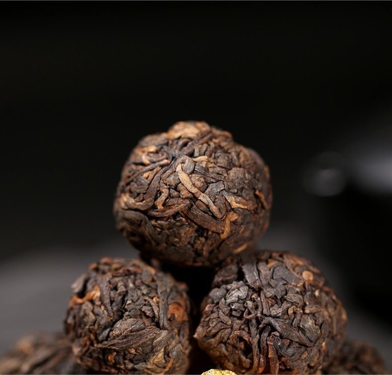 Ancient Tree Dragon Ball Mini Tuo Tea Pu'er Ripe Tea Yunnan Menghai Ripe Tea