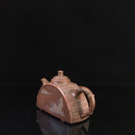 vintage chinese yixing purple clay teapot zisha ceremony teaware collection rare