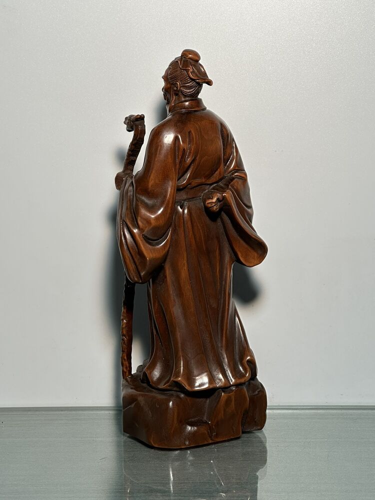 Collection Chinese Boxwood Carving Figure Statue Wood Sculptures Decoration Art