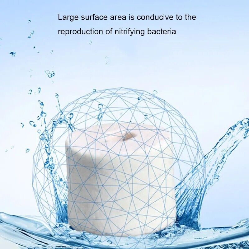 Aquariums Filters Media 100g Ceramic Glass Ring Biological Fish Tank Accessories