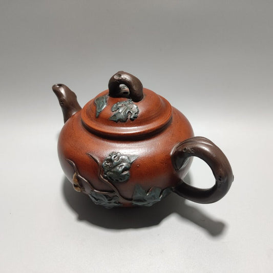 Vintage Chinese Yixing Purple Clay Teapot Zisha Ceremony Fashion Nice Teaware