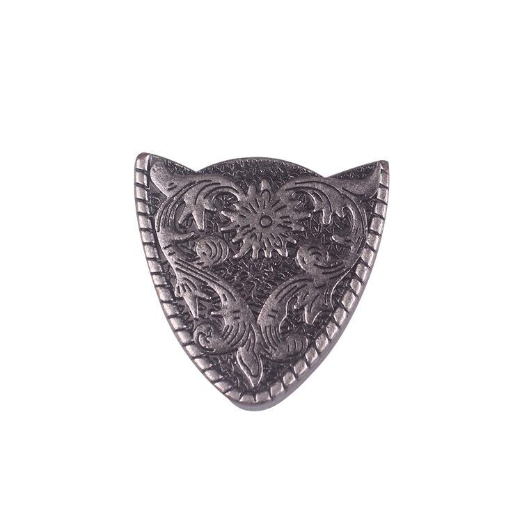 Men Belt Buckle Set 3Pcs Metal Vintage Carve Pattern Handmake DIY Leather Craft
