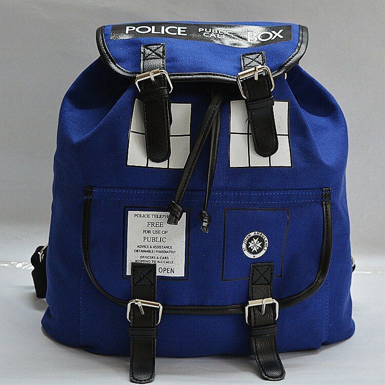 Shoulder Bag Backpack Unisex Double Straps Rucksack Knapsack 32*31*21 CM Canvas