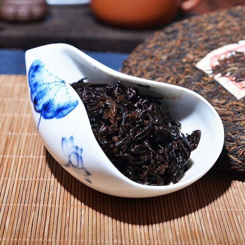 Qiao Mu Jin Zhen * Yunnan Puerh Golden Bud Pu-erh Tea Cake Ripe Puer Shu 357g