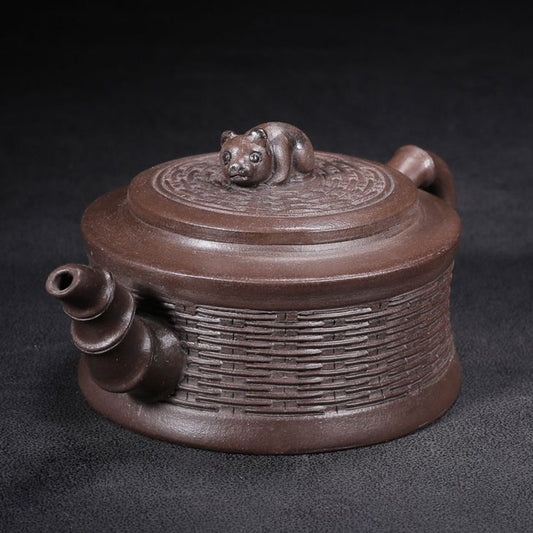 Vintage Chinese Yixing Purple Clay Teapot Zisha Ceremony Collectible Rare Small