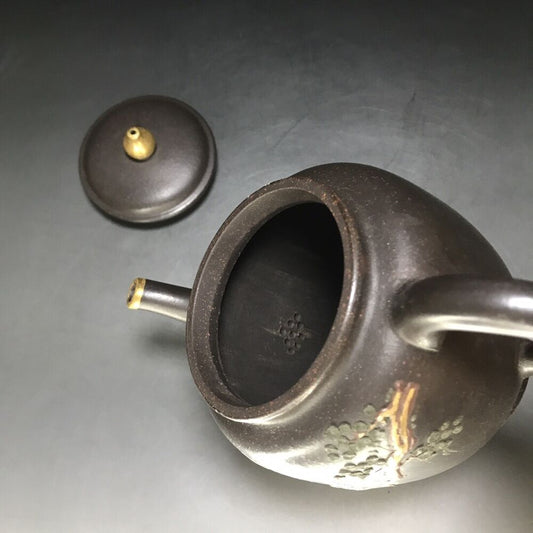 vintage chinese yixing purple clay teapot zisha ceremony teaware collection rare