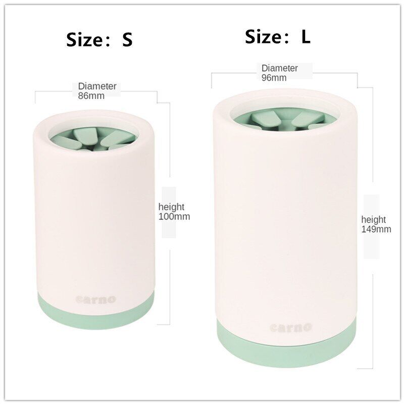 Dog Paw Cleaner Cup for Dogs Portable Outdoor Pet Foot Washer Paw Clean Cup