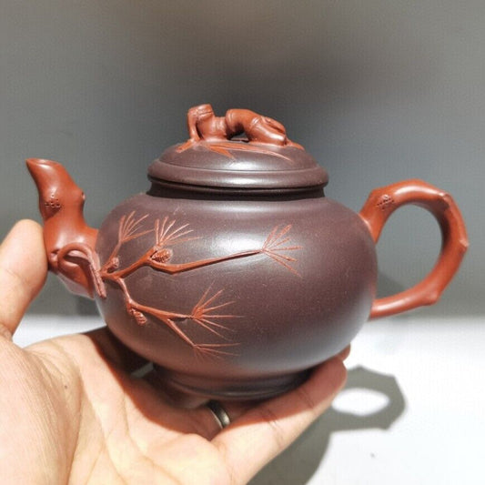 Vintage Chinese Yixing Purple Clay Teapot Zisha Ceremony Teaware Collection Rare