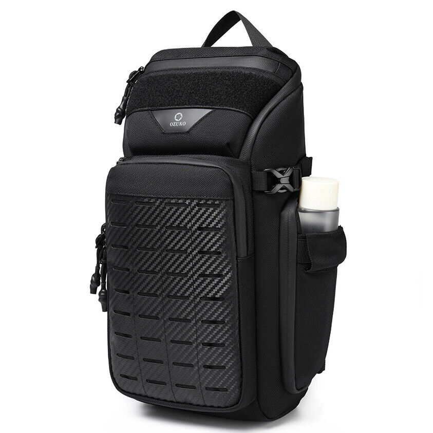 OZUKO Large Capacity Crossbody Bag Outdoor Daypack Waterproof Bag Sling Backpack