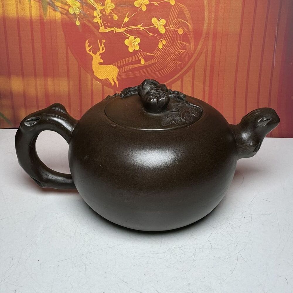 Vintage Chinese Yixing Purple Clay Teapot Zisha Ceremony Fashion Gift Teaware