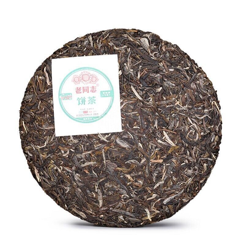 357g,China yunnan Haiwan Lao Tong Zhi 9948 Menghai Pu erh RAW Tea Cake,221 er 普洱