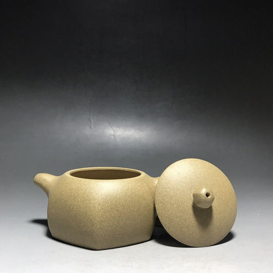 vintage chinese yixing purple clay teapot zisha ceremony carving Collectible art