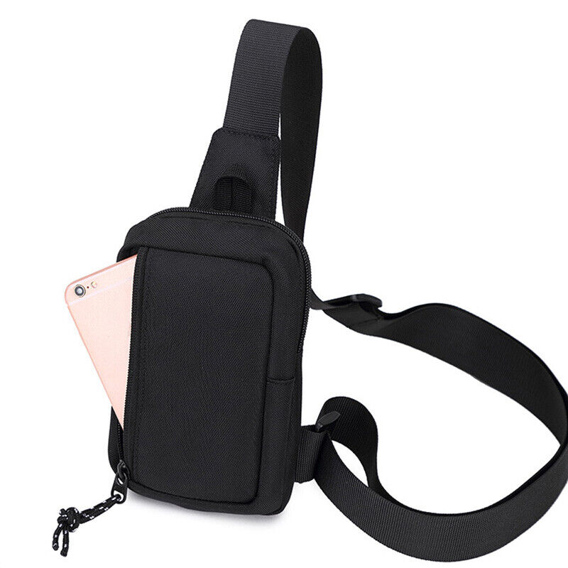 Men's Mini Chest Bag Outdoor Travel Sport Shoulder Sling Backpack Cross Body Bag