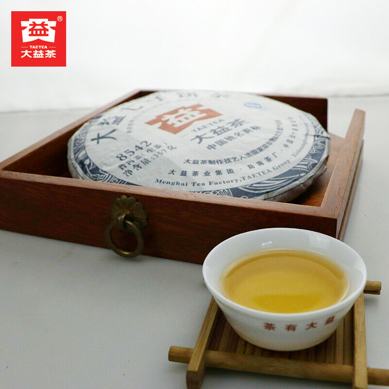 Premium Menghai Dayi 8542 Chi Tse Beeng Pu Erh 357g Raw Puer Shen 2013 Sheng Cha