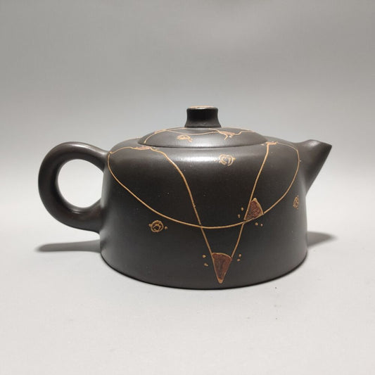 Vintage Chinese Yixing Purple Clay Teapot Zisha Ceremony Fashion Nice Teaware