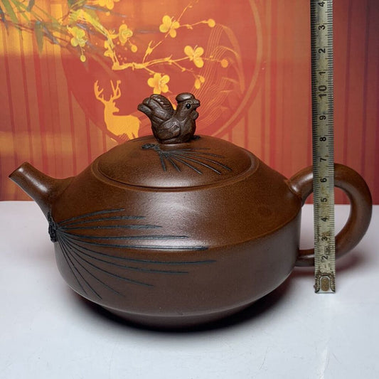 Vintage Chinese Yixing Purple Clay Teapot Zisha Ceremony Teaware Collection Rare