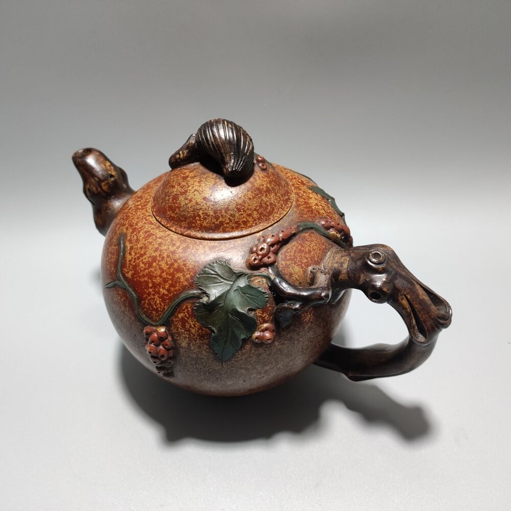 Vintage Chinese Yixing Purple Clay Teapot Zisha Ceremony Teaware Collection Rare
