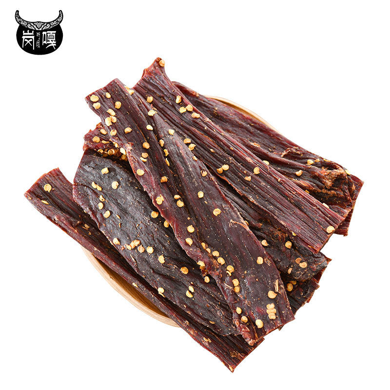 HelloYoung Hand-Torn Beef Jerky 3oz Air-Dried Cooked Snack Gift