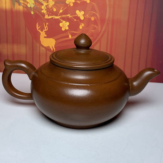 Vintage China Yixing Purple Clay Teapot Zisha Ceramic Exquisite Painted Teaware