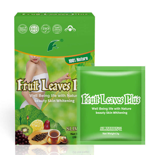 Fruit Leaves Plus Fruit Flavor Slimming Tea Hot Sale in Africa 3g*20 Bags