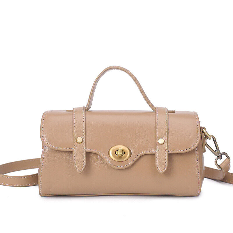 Vintage Messenger Handbag, Real Leather Crossbody Shoulder Bag Cambridge Bag