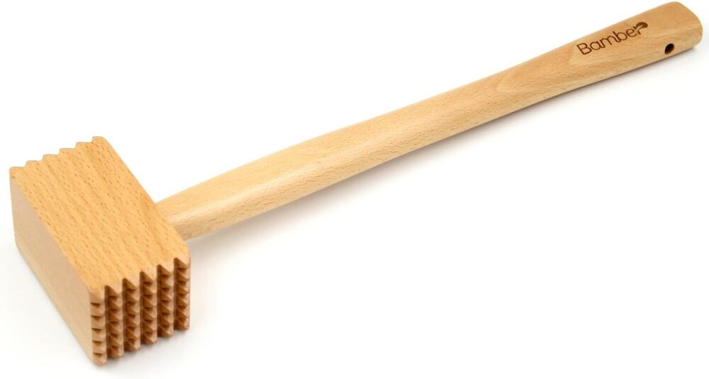 Wooden Meat Mallet Tenderizer Tool Chicken Poultry Pounder Steak Hammer Kitchen