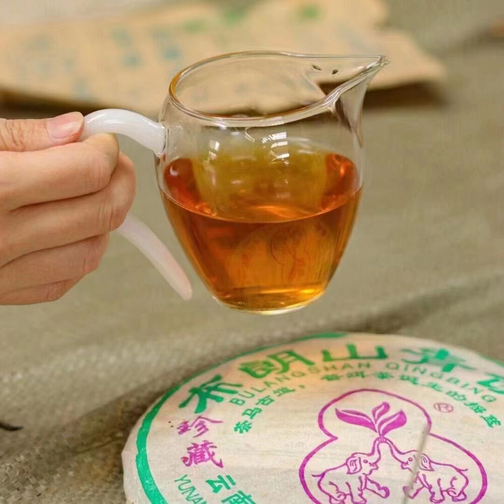 357g Yunnan Puer Old Raw Tea 2005 Bulang Aged Pu-erh Tea Cake Raw Puerh Cake Tea