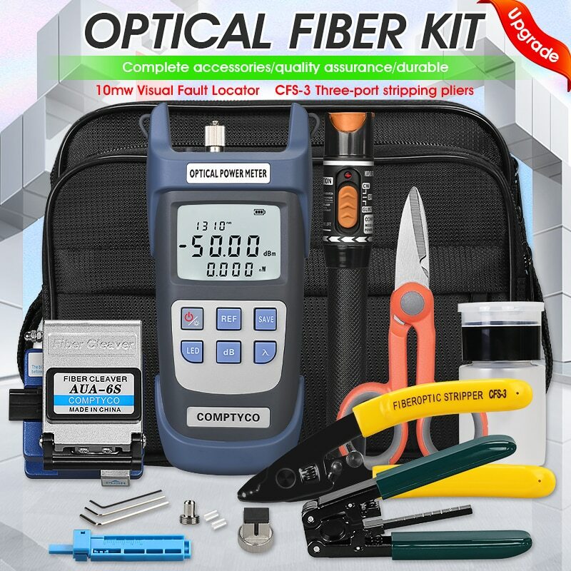 FTTH Fiber Optic Tool Kit Fiber Optic Power Meter Visual Fault Locator FTTH Tool