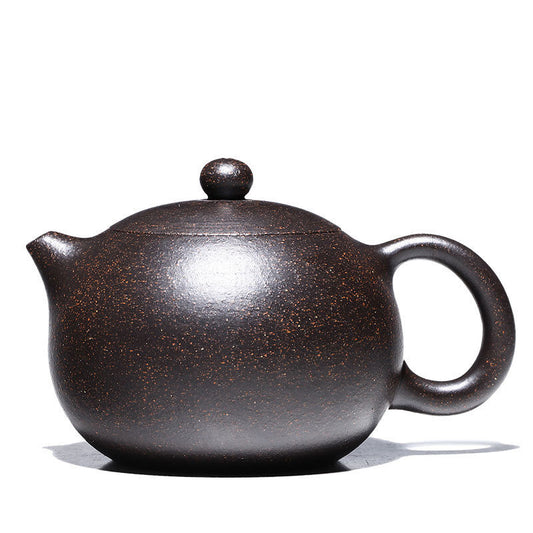 Marked True Yixing Zisha Teapot Xishi Pot Ball Infuser Holes Handmade Master Pot