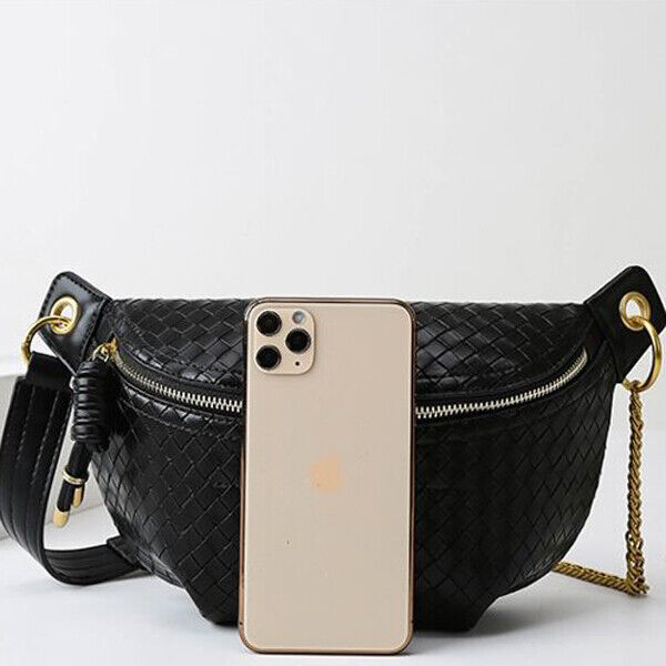 Women Fashion LEATHER Waist Belt Bag Ladies Crossbody Fanny Pack Luxury Travel