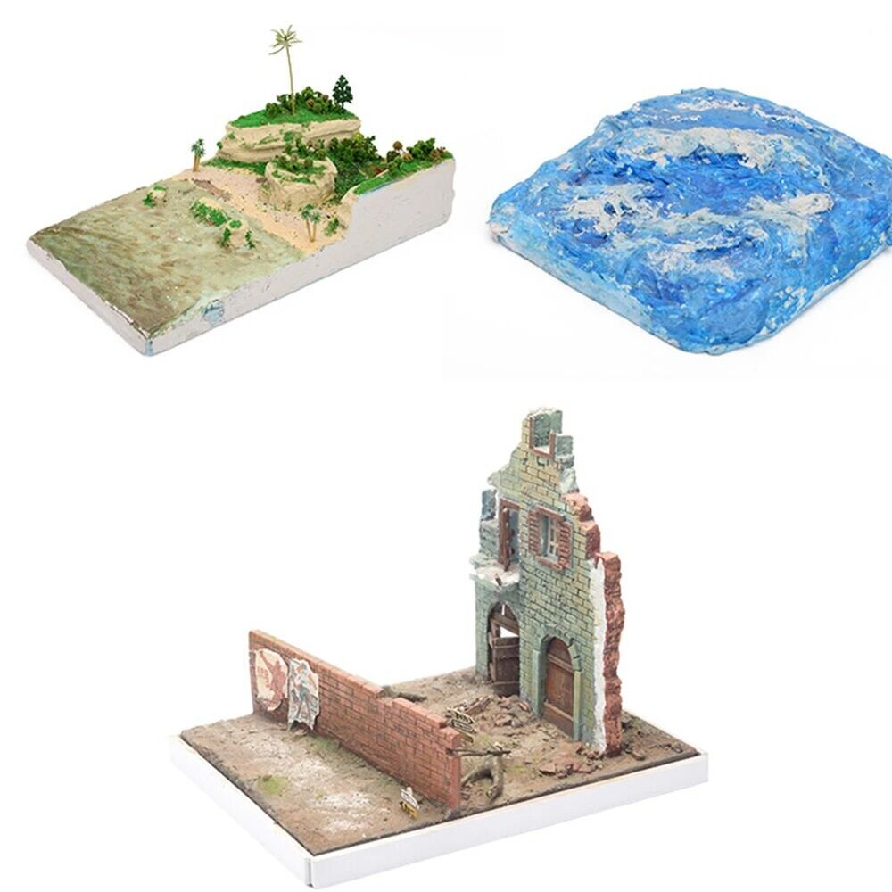 Diorama Base Board 5Pcs Foam Modelling Building DIY Crafts Slab Sheets 30x10x3cm