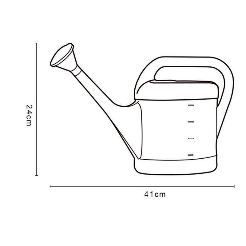 2-Gallon Plastic Watering Can Green Durable and Stylish Garden Essential