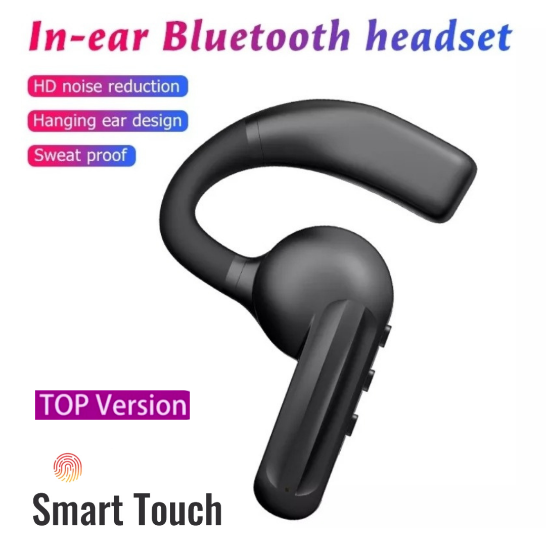 Ear Clip Wireless Bluetooth 5.0 Earpiece Noise Cancelling Headset Dual Mic 1/2Pc