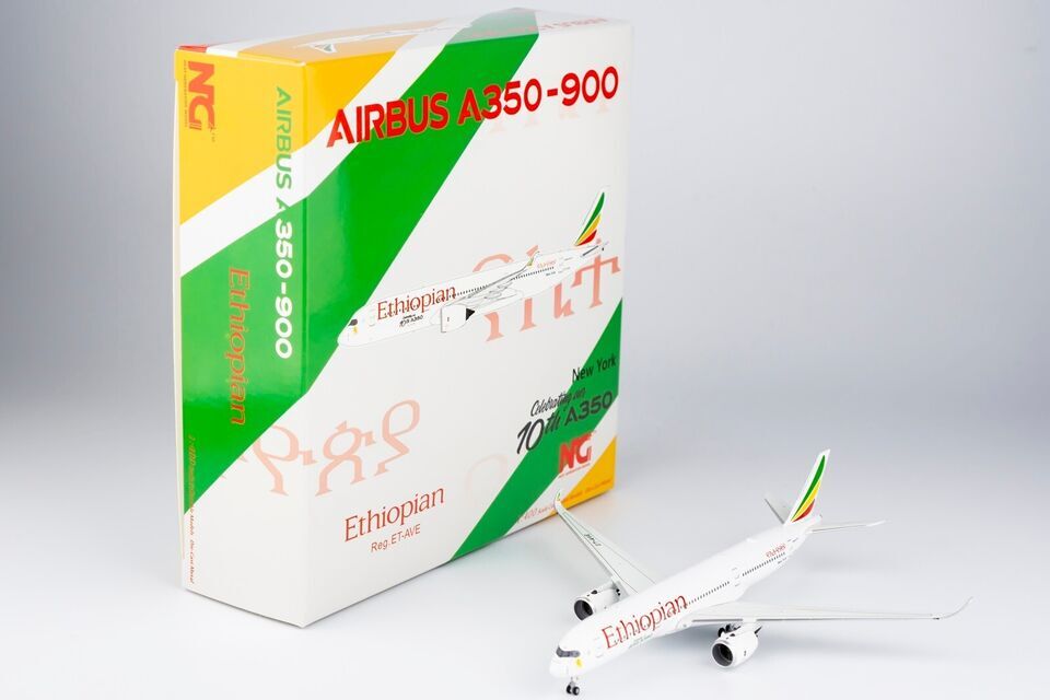 1:400 NG Model Ethiopian AIRBUS A350-900 Passenger Airplane Diecast Plane Model