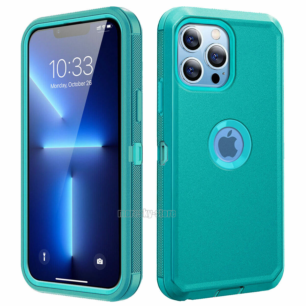 For iPhone 13 Pro Max 13 mini Phone Case Shockproof Rubber Heavy Duty Hard Cover