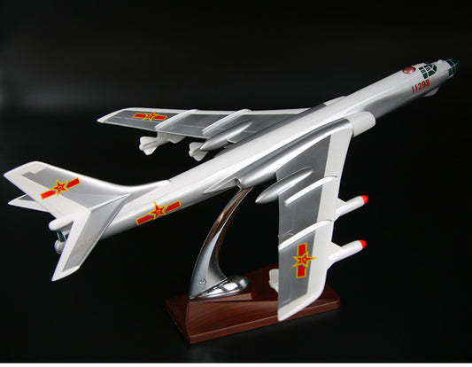 40CM 1:86 China H-6G Bomber Fighter Jet Airplane Resin Aircrarft Plane Model