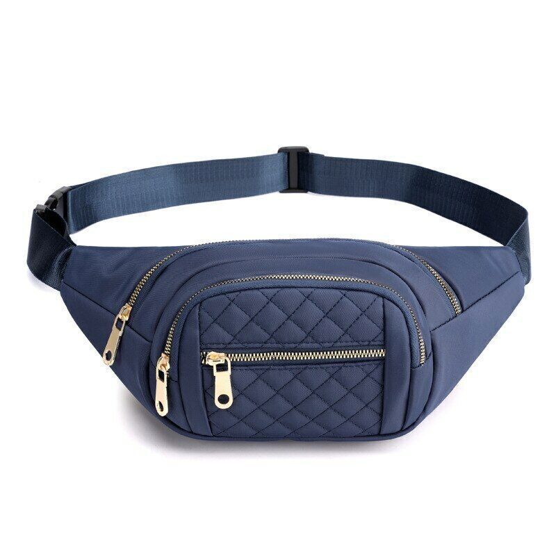 Oxford Cloth Waterproof Belt Bags Crossbody Chest Bag Fashion Banana Hip Purse
