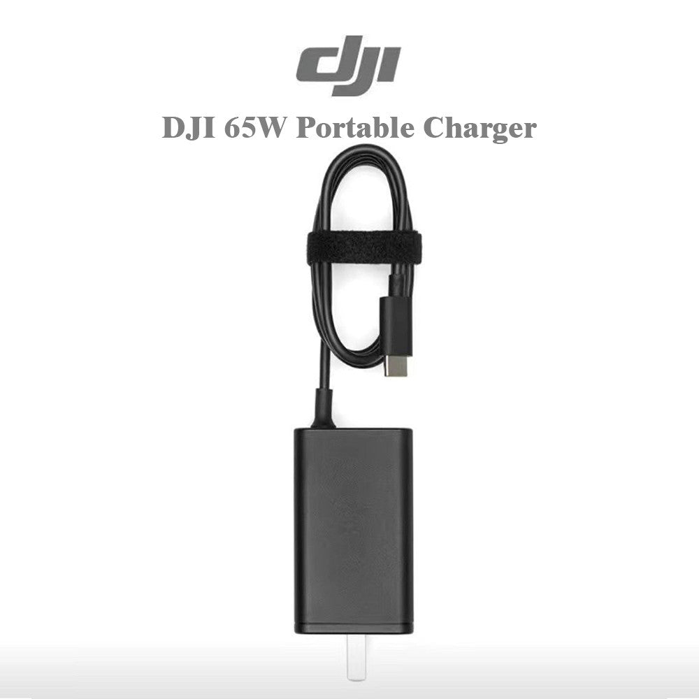 DJI 65W Portable Charger with Cable for Mavic 3,Air 3,Avata(PD-65CN) US/CN/JP/TW