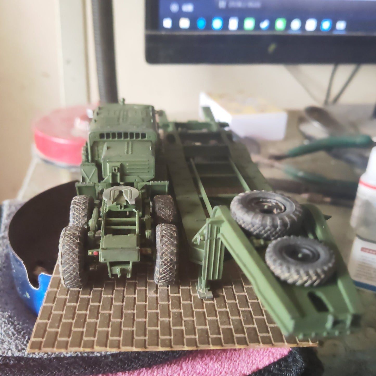 3D Printed 1/72 Russian MAZ-537G Tank Transporter Finished Tank Product
