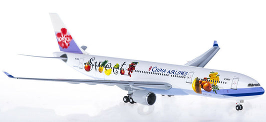 1:200 32CM Hogan CHINA AIRLINE AIRBUS A330-300 Passenger Plane ABS Plastic Model