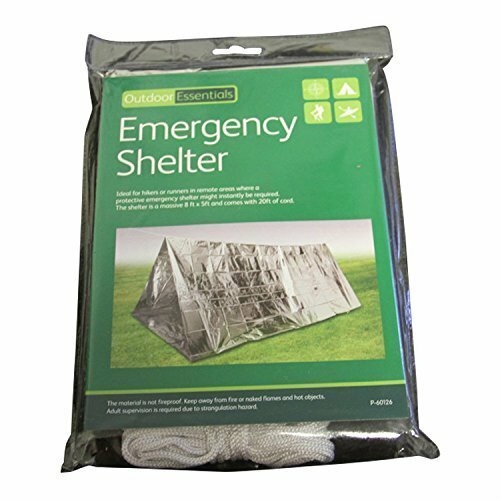Two Person Mylar Emergency Tent Shelter - 8 Feet by 5 Feet