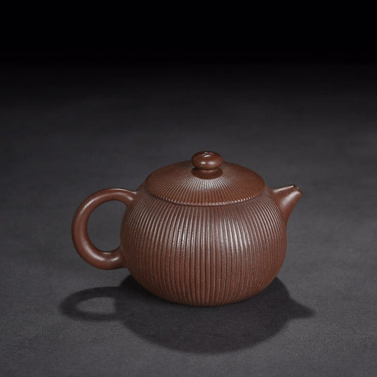 Chinese Yixing Zisha Clay Handmade Exquisite Teapot (筋纹西施 底款:顾景舟)