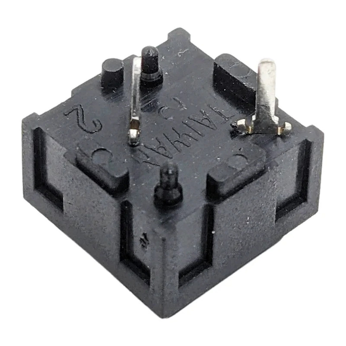 10 Pack Momentary Switch SPST - Black Square Button (12.4mm x 12.4mm x 10.4mm)