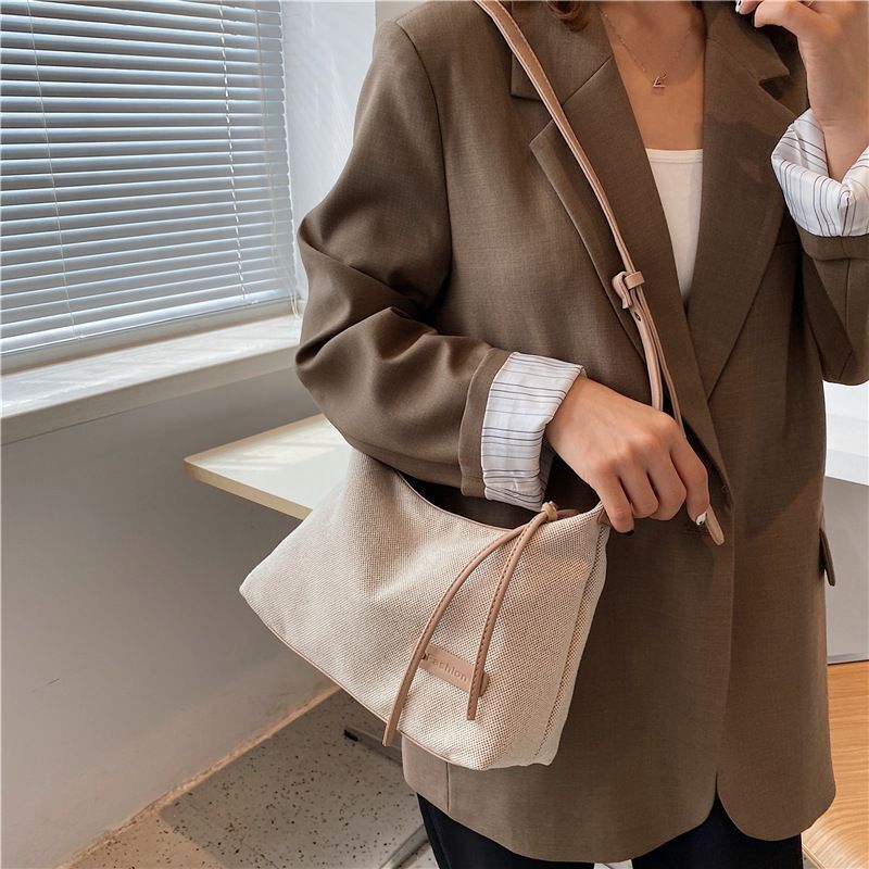 Shoulder Bag Tote Outdoor Pack Canvas Handbag Zipper Messenger Bags Dumpling 1PC